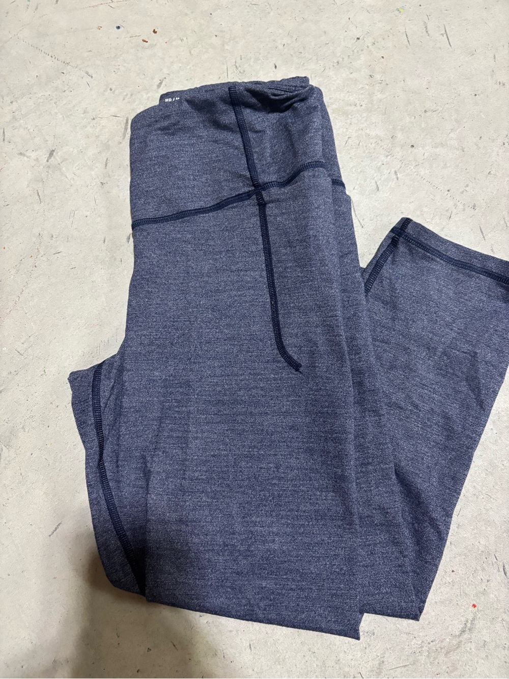 Under Armour Women's Heathered Navy Capri Leggings